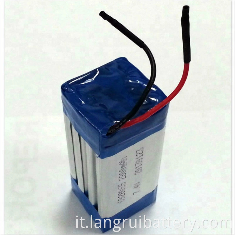 Batteria Li-polymer ricaricabile OEM 7.4V 1800MAH